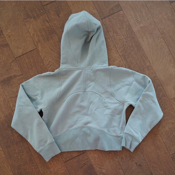 Lululemon Cropped Pullover Hoodie Green Womens Size 4 - Picture 2 of 8